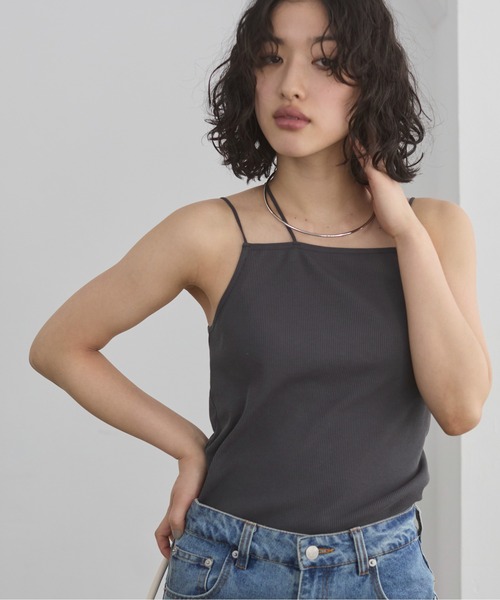 カップ付き ストラップ キャミソール（キャミソール）｜ANGIE