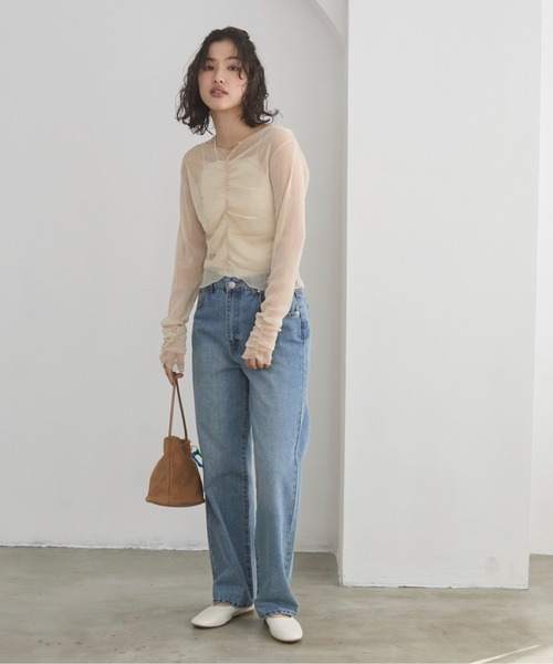 ANGIE（アンジー）の「【3サイズ展開】カップ付き ストラップ キャミソール（キャミソール・レディース・チャコール/ブラック/ナチュラル/オレンジ/ブラウン/ホワイト・LARGE/MEDIUM/SMALL）」の15枚目の写真