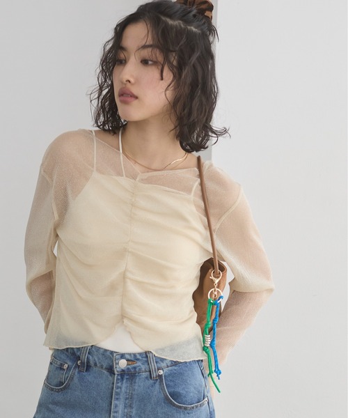 デニムキャミソール アトリエGG アトリエgg アトリエジジ Ateliergg デニムキャミ キャミソール GG