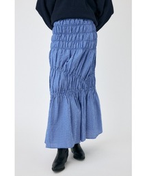 PLAID GATHER スカート