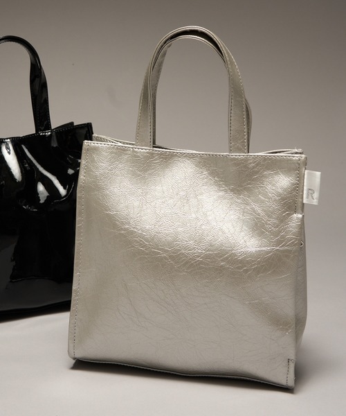 ROOTOTE(ルートート)の「【ROOTOTE】トートバッグ LT.スクエア.Classic-B(トートバッグ・レディース・ブラック/シルバー/ブラック系1/ゴールド/ネイビー・FREE)」の4枚目の写真