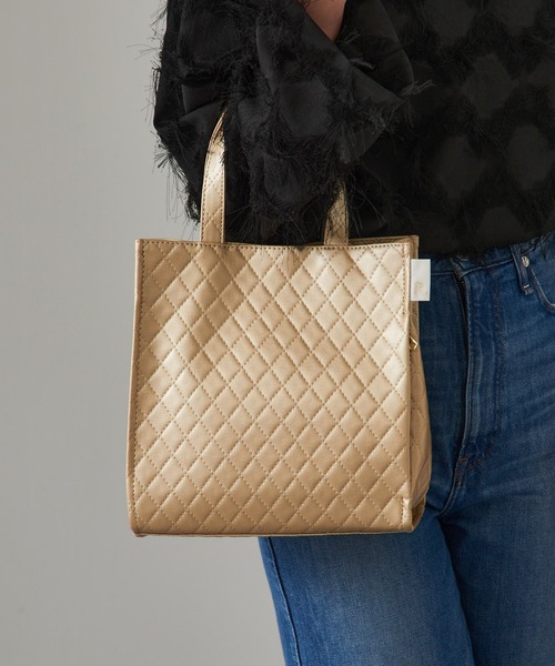 ROOTOTE(ルートート)の「【ROOTOTE】トートバッグ LT.スクエア.Classic-B(トートバッグ・レディース・ブラック/シルバー/ブラック系1/ゴールド/ネイビー・FREE)」の5枚目の写真