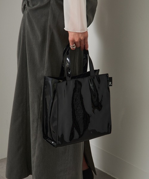 ROOTOTE(ルートート)の「【ROOTOTE】トートバッグ LT.スクエア.Classic-B(トートバッグ・レディース・ブラック/シルバー/ブラック系1/ゴールド/ネイビー・FREE)」の8枚目の写真