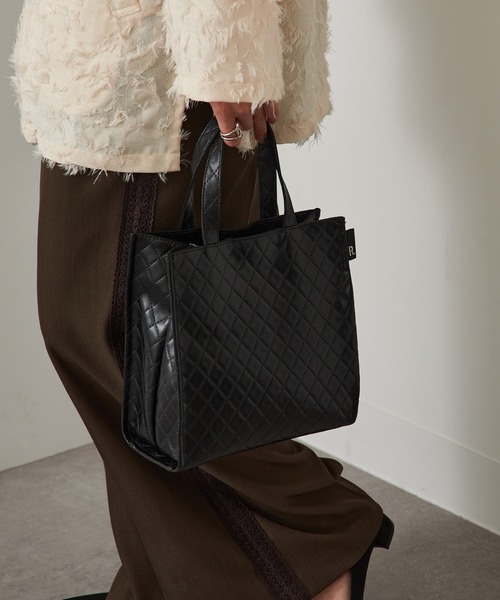 ROOTOTE(ルートート)の「【ROOTOTE】トートバッグ LT.スクエア.Classic-B(トートバッグ・レディース・ブラック/シルバー/ブラック系1/ゴールド/ネイビー・FREE)」の11枚目の写真