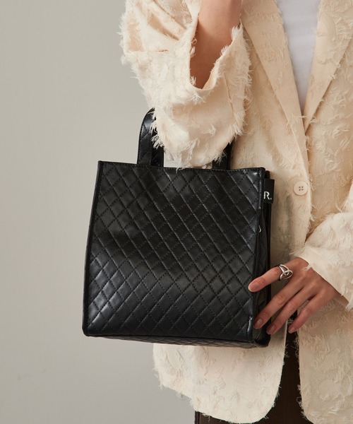 ROOTOTE(ルートート)の「【ROOTOTE】トートバッグ LT.スクエア.Classic-B(トートバッグ・レディース・ブラック/シルバー/ブラック系1/ゴールド/ネイビー・FREE)」の12枚目の写真