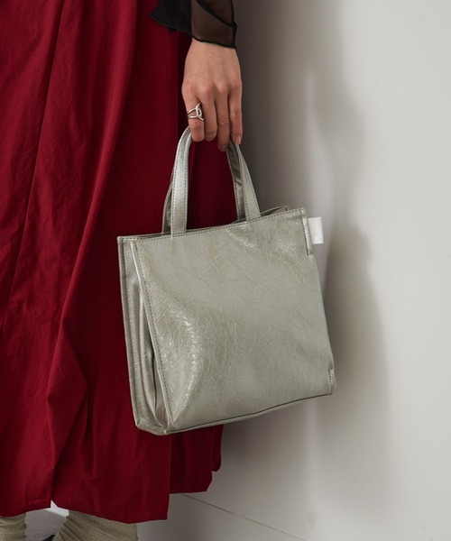 ROOTOTE(ルートート)の「【ROOTOTE】トートバッグ LT.スクエア.Classic-B(トートバッグ・レディース・ブラック/シルバー/ブラック系1/ゴールド/ネイビー・FREE)」の18枚目の写真