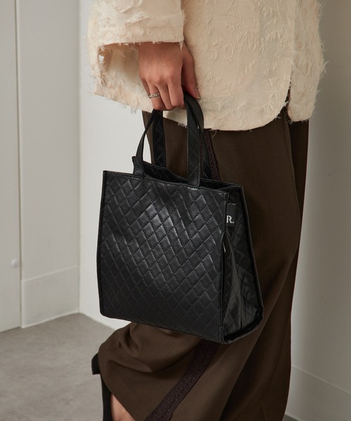 ROOTOTE(ルートート)の「【ROOTOTE】トートバッグ LT.スクエア.Classic-B(トートバッグ・レディース・ブラック/シルバー/ブラック系1/ゴールド/ネイビー・FREE)」の13枚目の写真