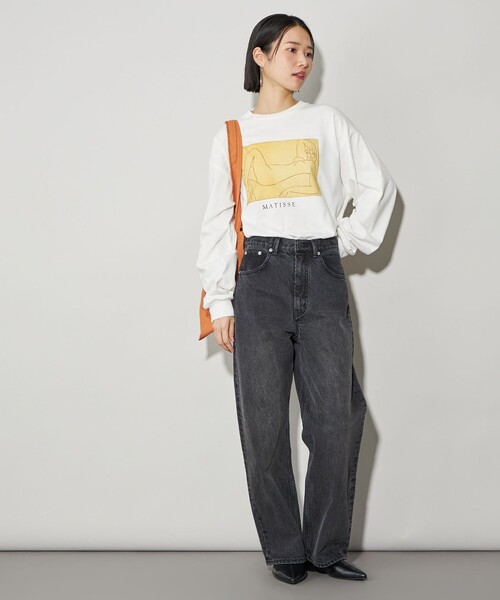 CITEN（シテン）の「＜CITEN＞ファインアートロンT（Tシャツ/カットソー・レディース・コバルトブルー/ベージュ/ライトブルー/オリーブ/ダークオレンジ/ライム・M/S）」の11枚目の写真