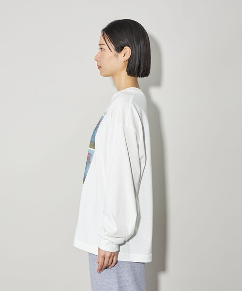 CITEN（シテン）の「＜CITEN＞ファインアートロンT（Tシャツ/カットソー・レディース・コバルトブルー/ベージュ/ライトブルー/オリーブ/ダークオレンジ/ライム・M/S）」の18枚目の写真