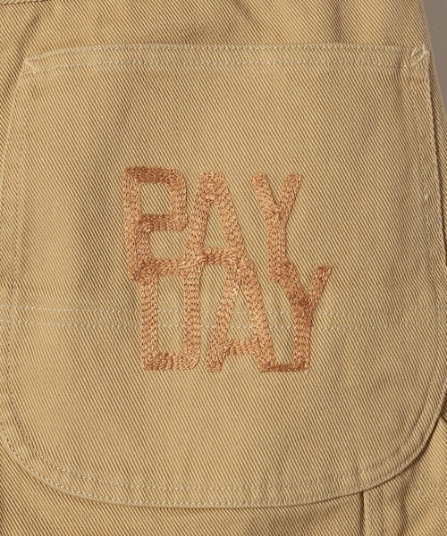 PAYDAY（ペイデイ）の「【SHIPS any別注】PAYDAY:〈洗濯機可能〉ペインター パンツ（その他パンツ・レディース・ベージュ/ホワイト・36/38）」の10枚目の写真