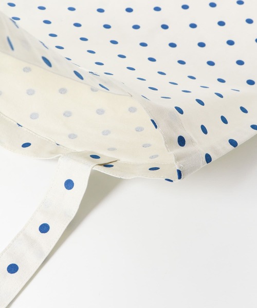 SMELLY(スメリー)の「プリントトートバッグM(トートバッグ・レディース・ブルー系その他/チェック/ドット/ストライプ/アイボリー/ブラック系その他・MEDIUM)」の21枚目の写真