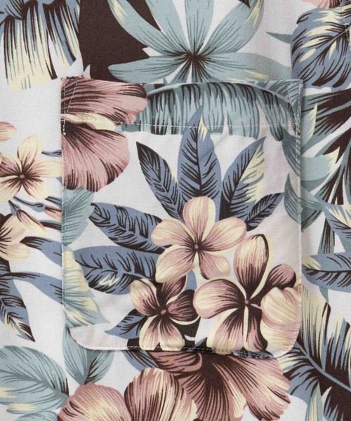 NAVY（ネイビー）の「NAVY SARARI レーヨンアロハ プリントシャツ（シャツ/ブラウス・メンズ・グリーン系2/ブラック系/ホワイト系/グレー系/グリーン系1・S/M/L/XL）」の20枚目の写真