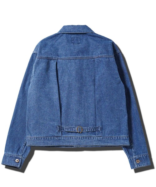 jiggys shop（ジギーズショップ）の「襟付きジップアップ ライトオンスデニムジャケット ブルゾン（デニムジャケット・メンズ・ブラック/ブルー系その他2/ブルー系その他・X-LARGE/SMALL/MEDIUM/LARGE）」の20枚目の写真