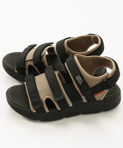 KRIFF MAYER（クリフメイヤー）の「スポーツサンダル（サンダル・メンズ・ベージュ/ブラック・SMALL/MEDIUM/LARGE/X-LARGE）」の6枚目の写真