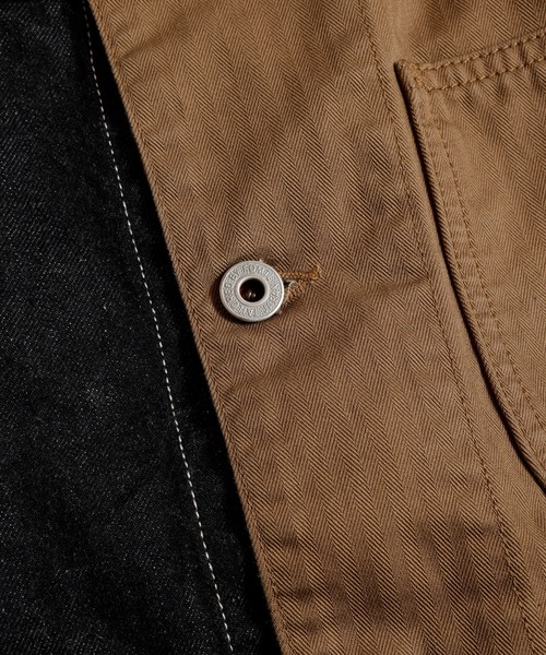 FDMTL（ファンダメンタル）の「FDMTL/ファンダメンタル/THIRD JACKET COVERALL RINSE（カバーオール・メンズ・ブラウン・2/4/3）」の9枚目の写真