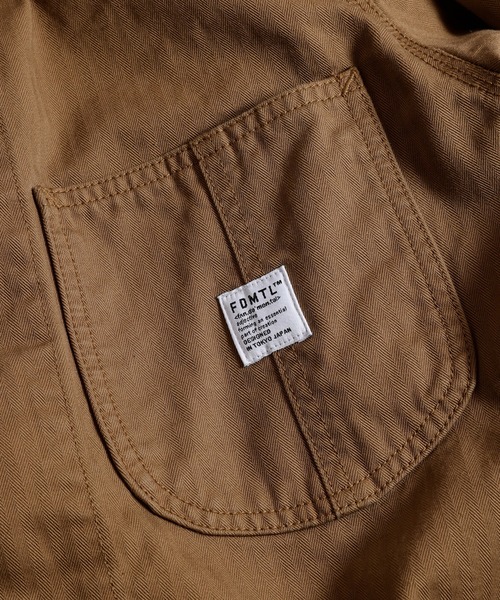 FDMTL（ファンダメンタル）の「FDMTL/ファンダメンタル/THIRD JACKET COVERALL RINSE（カバーオール・メンズ・ブラウン・2/4/3）」の3枚目の写真