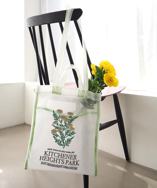 GLOBAL FORME CONCRETE（グローバルフォルムコンクリート）の「【JoliJoli】ローカルズメッシュトート（トートバッグ・レディース・ブラウン/ブルー/ホワイト/ブラック・FREE）」の2枚目の写真