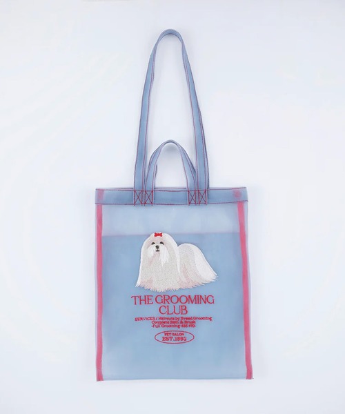 GLOBAL FORME CONCRETE（グローバルフォルムコンクリート）の「【JoliJoli】ローカルズメッシュトート（トートバッグ・レディース・ブラウン/ブルー/ホワイト/ブラック・FREE）」の4枚目の写真