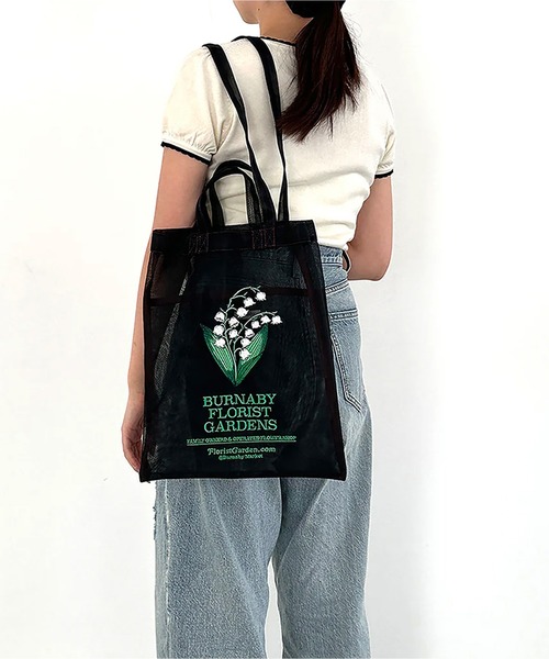 GLOBAL FORME CONCRETE（グローバルフォルムコンクリート）の「【JoliJoli】ローカルズメッシュトート（トートバッグ・レディース・ブラウン/ブルー/ホワイト/ブラック・FREE）」の3枚目の写真