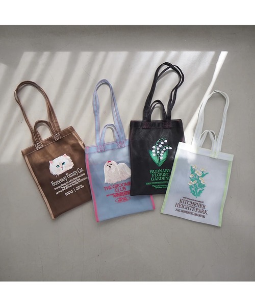 GLOBAL FORME CONCRETE（グローバルフォルムコンクリート）の「【JoliJoli】ローカルズメッシュトート（トートバッグ・レディース・ブラウン/ブルー/ホワイト/ブラック・FREE）」の11枚目の写真