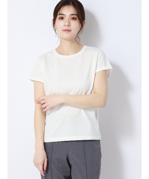 新作☆【SAINTLAURENT】クラシック クルーネック 半袖 Tシャツ PERFORMANCE T-SHIRT クルーネックTシャツ 半袖 ウォッシャブル