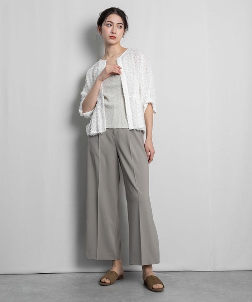 RAW FUDGE(ローファッジ)の「ウエストタックドルマンシャギーブラウス(シャツ/ブラウス・レディース・ブラック/ベージュ/オフホワイト・M)」の20枚目の写真