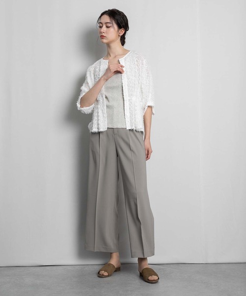 RAW FUDGE(ローファッジ)の「ウエストタックドルマンシャギーブラウス(シャツ/ブラウス・レディース・ブラック/ベージュ/オフホワイト・M)」の21枚目の写真