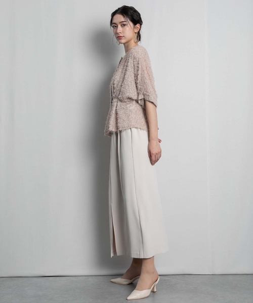 RAW FUDGE(ローファッジ)の「ウエストタックドルマンシャギーブラウス(シャツ/ブラウス・レディース・ブラック/ベージュ/オフホワイト・M)」の15枚目の写真