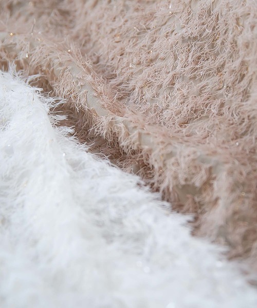 RAW FUDGE(ローファッジ)の「ウエストタックドルマンシャギーブラウス(シャツ/ブラウス・レディース・ブラック/ベージュ/オフホワイト・M)」の12枚目の写真