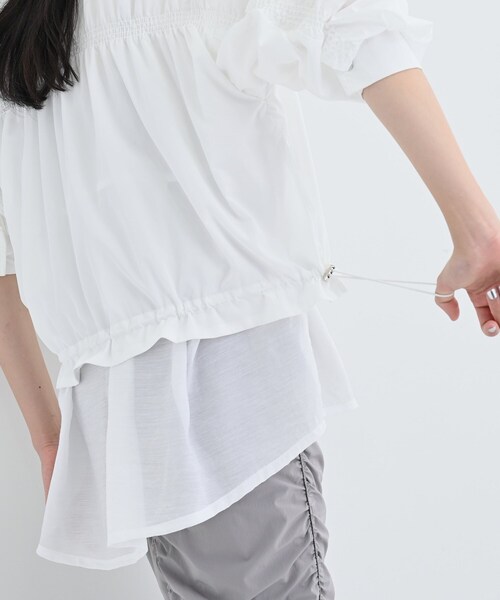 GALLEST（ギャレスト）の「ドロストライトブルゾン（ブルゾン・レディース・チャコールグレー/ホワイト/ライトグリーン・36/38/40）」の15枚目の写真