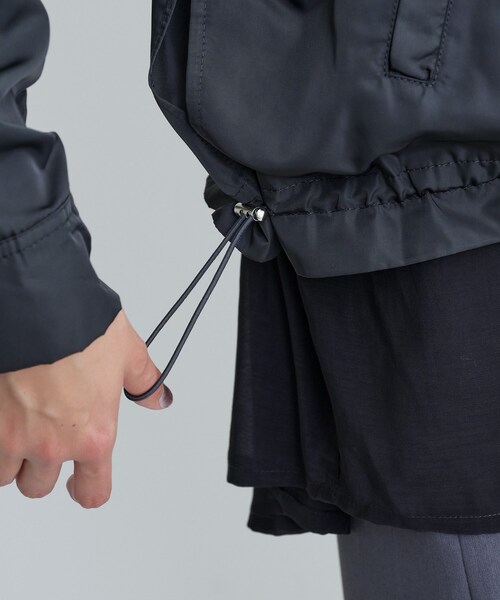 GALLEST（ギャレスト）の「ドロストライトブルゾン（ブルゾン・レディース・チャコールグレー/ホワイト/ライトグリーン・36/38/40）」の10枚目の写真