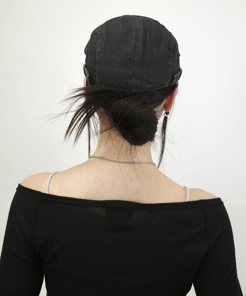 WHO'S WHO gallery（フーズフーギャラリー）の「ベーシックハンチング（ハンチング/ベレー帽・レディース・ブラック/ブラウン・FREE）」の4枚目の写真