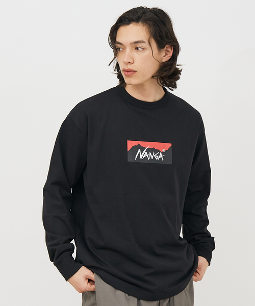 楽天市場】NANGA ナンガ ECO HYBRID BOX LOGO L/S TEE ボックス