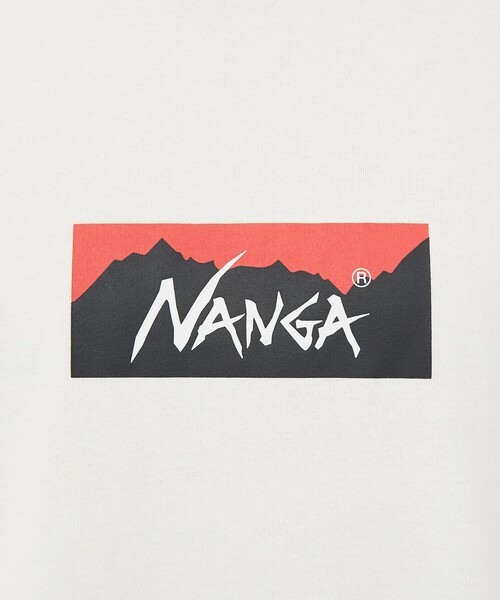 NANGA(ナンガ)の「【NANGA/ナンガ】ECO HYBRID BOX LOGO LS/ボックスロゴロングスリーブTシャツ(Tシャツ/カットソー・メンズ・ピンク/ブラック/ホワイト/ネイビー・M/L/XL)」の14枚目の写真