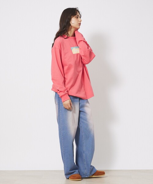 NANGA(ナンガ)の「【NANGA/ナンガ】ECO HYBRID BOX LOGO LS/ボックスロゴロングスリーブTシャツ(Tシャツ/カットソー・メンズ・ピンク/ブラック/ホワイト/ネイビー・M/L/XL)」の19枚目の写真