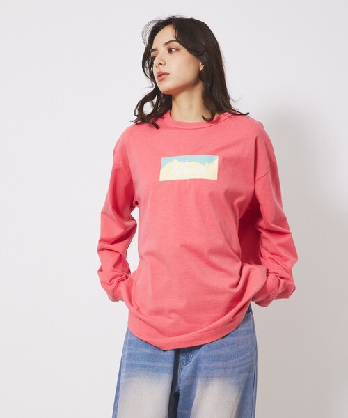 NANGA(ナンガ)の「【NANGA/ナンガ】ECO HYBRID BOX LOGO LS/ボックスロゴロングスリーブTシャツ(Tシャツ/カットソー・メンズ・ピンク/ブラック/ホワイト/ネイビー・M/L/XL)」の20枚目の写真