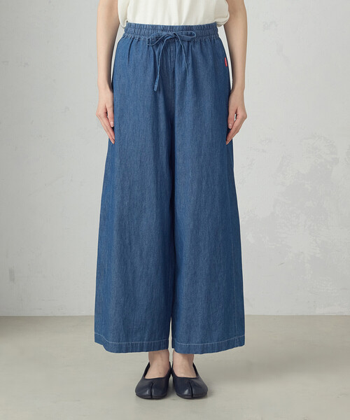 ONIGIRI(オニギリ)の「【セットアップ対応】デニムイージーパンツ(その他パンツ・レディース・サックスブルー/ネイビー・MEDIUM/LARGE)」の14枚目の写真