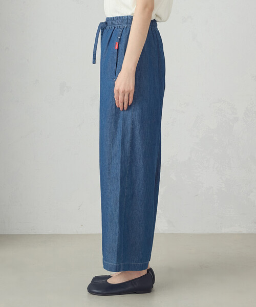 ONIGIRI(オニギリ)の「【セットアップ対応】デニムイージーパンツ(その他パンツ・レディース・サックスブルー/ネイビー・MEDIUM/LARGE)」の15枚目の写真