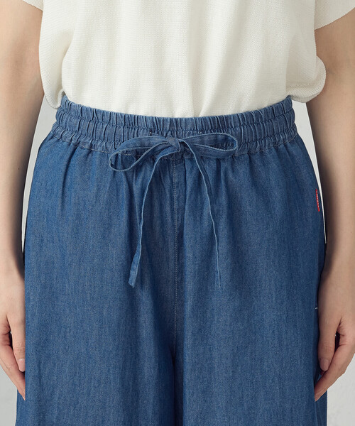 ONIGIRI(オニギリ)の「【セットアップ対応】デニムイージーパンツ(その他パンツ・レディース・サックスブルー/ネイビー・MEDIUM/LARGE)」の17枚目の写真