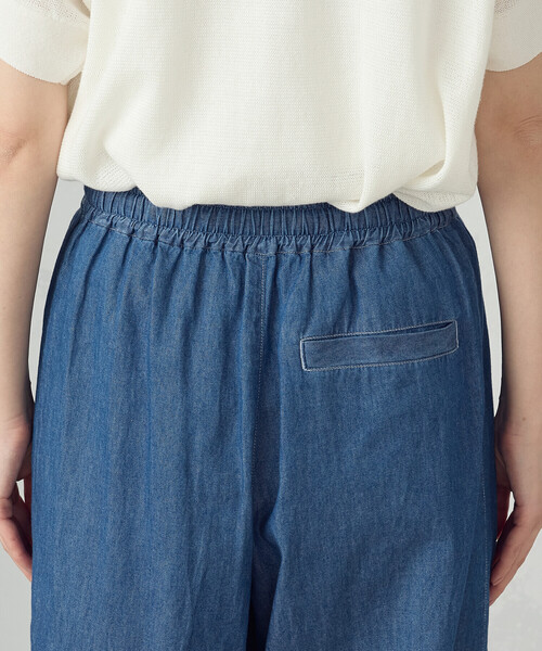 ONIGIRI(オニギリ)の「【セットアップ対応】デニムイージーパンツ(その他パンツ・レディース・サックスブルー/ネイビー・MEDIUM/LARGE)」の18枚目の写真