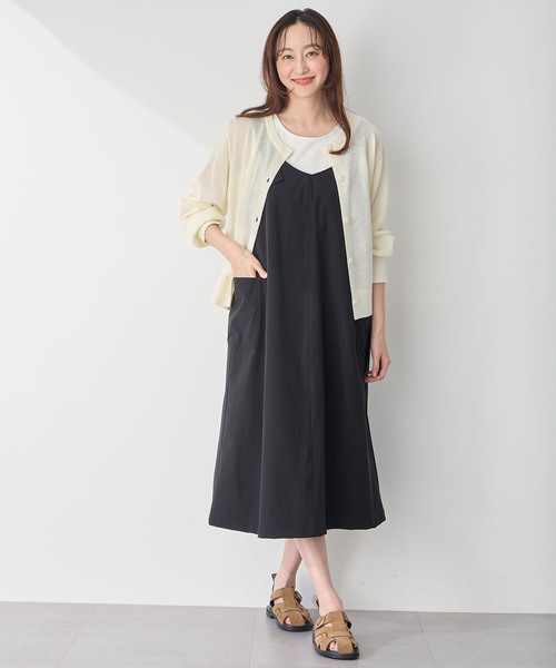 Petit Honfleur(プチオンフルール)の「ニットカーディガン(カーディガン/ボレロ・レディース・アイボリー/ネイビー/グリーン・M/L)」の13枚目の写真