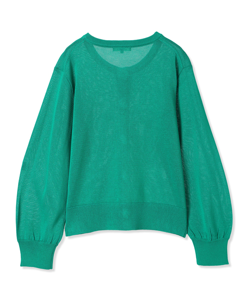 Petit Honfleur(プチオンフルール)の「ニットカーディガン(カーディガン/ボレロ・レディース・アイボリー/ネイビー/グリーン・M/L)」の17枚目の写真