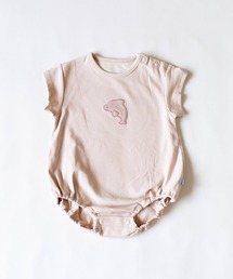 mocmof | 水族館 アップリケ ロンパース(ロンパース)