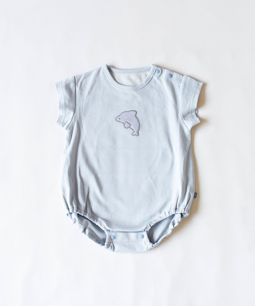 mocmof(モクモフ)の「水族館 アップリケ ロンパース(ロンパース・キッズ・ブルー/ピンク/グリーン系その他3/ブルー系その他3・80cm/70cm)」の4枚目の写真