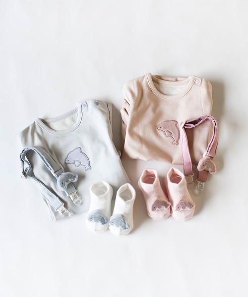 mocmof(モクモフ)の「水族館 アップリケ ロンパース(ロンパース・キッズ・ブルー/ピンク/グリーン系その他3/ブルー系その他3・80cm/70cm)」の9枚目の写真