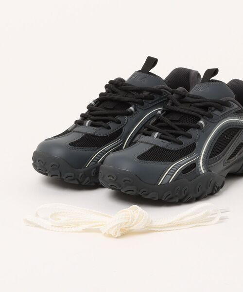 FILA(フィラ)の「《FILA》ECHAPPE MS(スニーカー・レディース・ブラック/シルバー・23.0cm/23.5cm/24.0cm/24.5cm/25.0cm)」の5枚目の写真