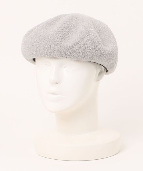 polcadot（ポルカドット）の「パイル ベレー帽（ハンチング/ベレー帽・レディース・アイボリー/ブラック/ライトグレー/ネイビー・M/L）」の12枚目の写真