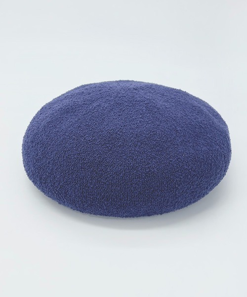 polcadot（ポルカドット）の「パイル ベレー帽（ハンチング/ベレー帽・レディース・アイボリー/ブラック/ライトグレー/ネイビー・M/L）」の15枚目の写真