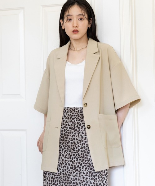 RAGEBLUE（レイジブルー）の「オーバーサイズ半袖テーラードジャケット