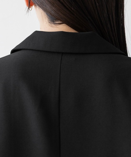RAGEBLUE（レイジブルー）の「オーバーサイズ半袖テーラードジャケット（テーラードジャケット・レディース・ブラック/ベージュ・FREE）」の18枚目の写真